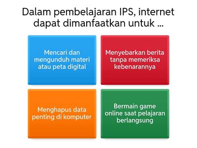 QUIS TIK PEMBELAJARAN IPS KELAS 3 SMP