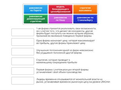  Тема 10. 4. Поведение фирмы в условиях монополистической конкуренции и олигополии