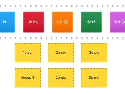 ΤΟ ΡΗΜΑ  εἰμί