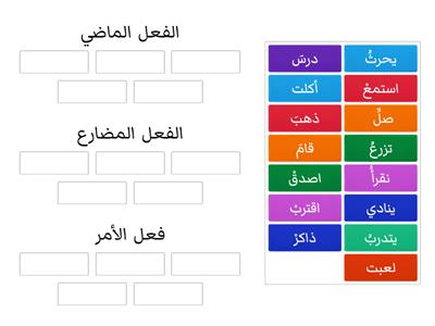 تصنيف الأفعال