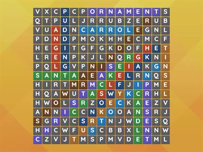 Christmas wordsearch