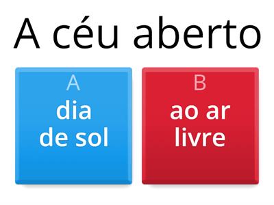 Expressões idiomáticas