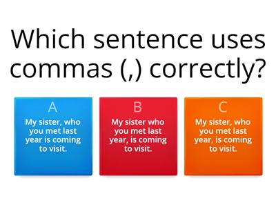 Relative Clauses non defining - quiz