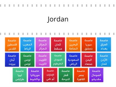 Arab Countries and Capitals 