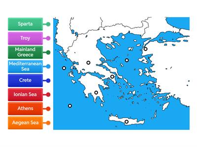 Ancient Greece Map Quiz Practice