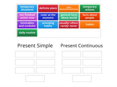 Present Simple VS Continuous