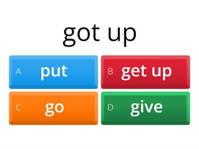 Неправильные глаголы