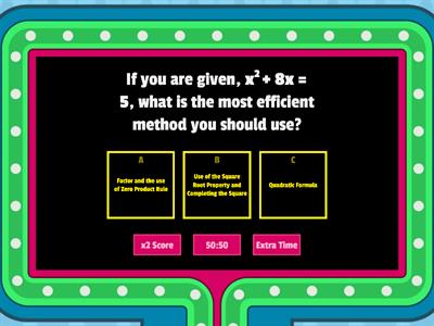 Quadratic Equations