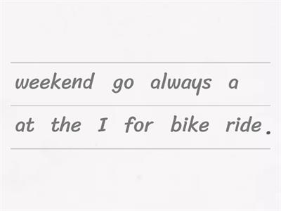 Present Simple Word Order