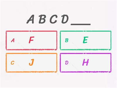  Alphabet Quiz