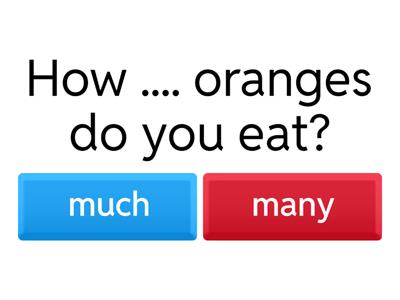 much / many