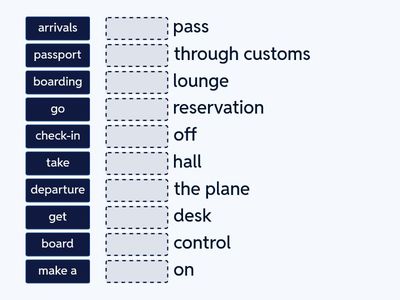 Speakoout A2+ U2B Vocabulary at the airport
