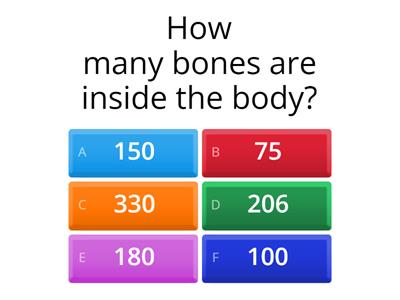The skeletal system questions 