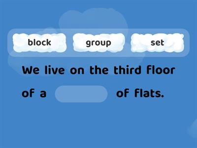 Fill in the gaps - Units 7,8,9