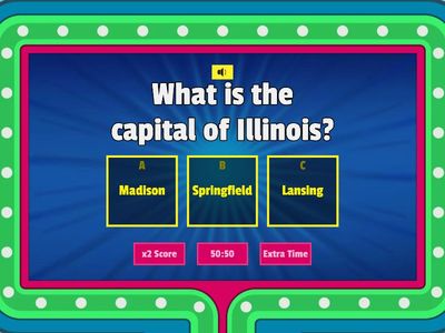 Midwest State Capitals Quiz
