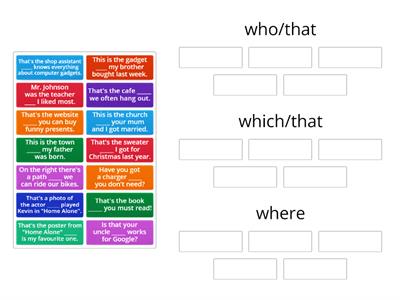 EC A2 Plus Unit 4 - Zdania względne (relative clauses)