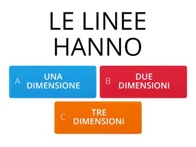 LE LINEE