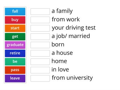 Oxford Exam trainer p. 6 Ex. 3 Stages of life