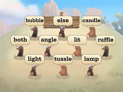 Final Stable Syllable -le