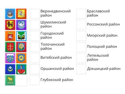 Геральдика районных центров витебской области