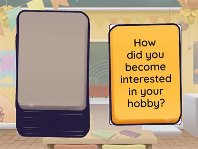 PET Speaking Questions Part 1