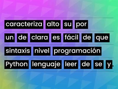 PROGRAMACIÓN PYTHON