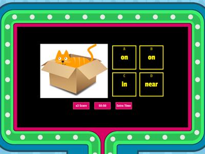 Preposition--in, on, under, near