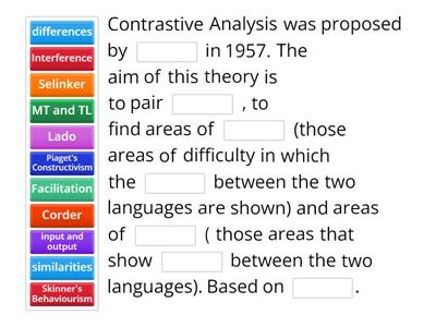 9. Second Language Theories