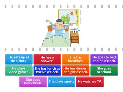 Present simple 3rd person