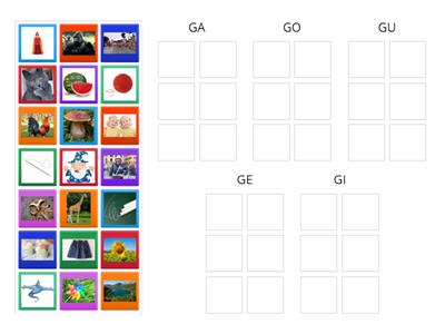 GA GO GU GI GE 