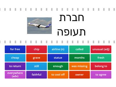 Way To Go unit 4- vocabulary ( part 1)