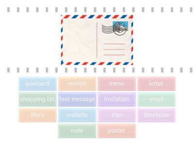 Text types -  E1 ESOL