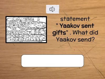 Vayishlach find the word in the statement