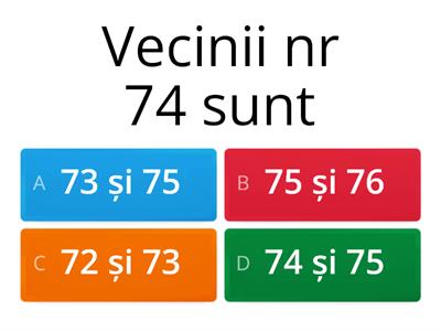 Matematică clasa I