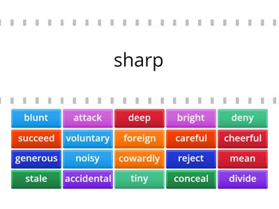 Antonyms- Opposites 1