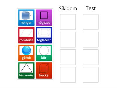 Síkidom vagy test? 