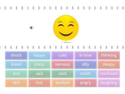 ESOL: Emotions Vocabulary