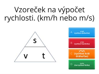 Rychlost výpočet