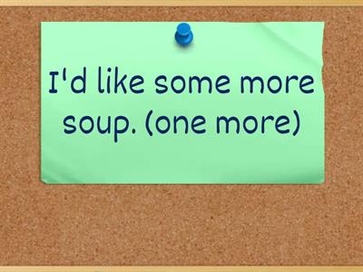 Uncountables vs Countables.