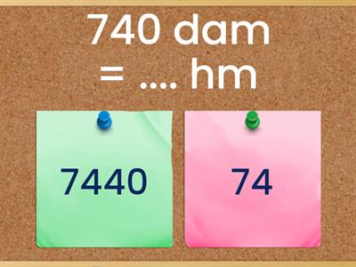 EQUIVALENZE: MISURA di LUNGHEZZA