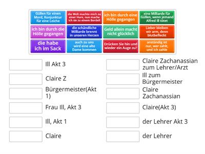 Der Besuch der alten Dame - Zitate
