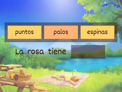 Completa la oración