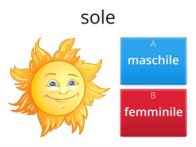 maschile femminile