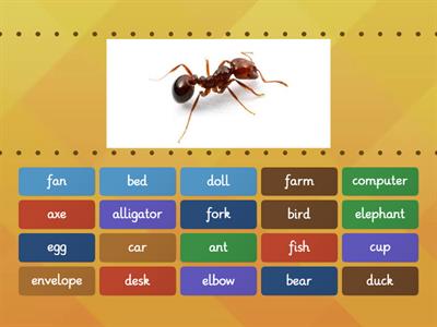 ABCDEF - Words (Alphabet Oxford Phonics)