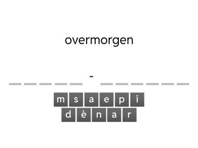 Vocabulaire frans G1.1