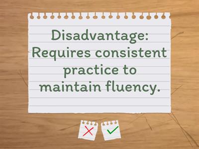 Speaking English as a second language - Advantages