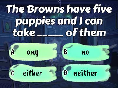 Neither / either / none