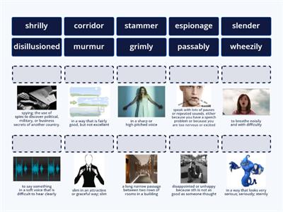 Vocabulary Test for Unit3