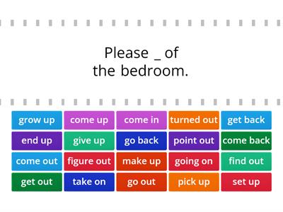 Phrasal Verbs - E8