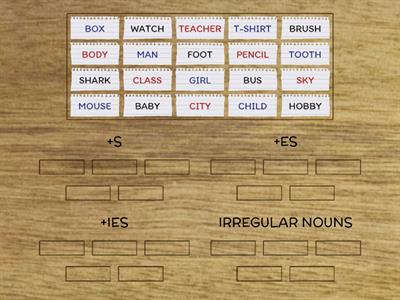 PLURAL NOUNS